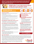 XTANDI Dosing Card. Xtandi (enzalutamide) Risk info.